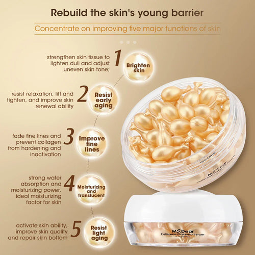 30Pcs Hyaluronic Acid Serum Capsules for Skin Care